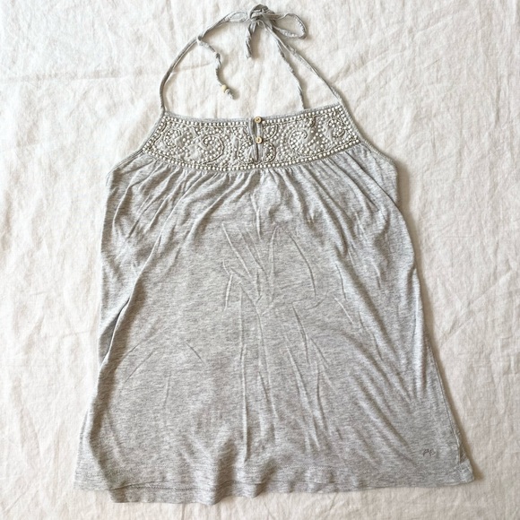 American Eagle Beaded Halter Top - Picture 2 of 8